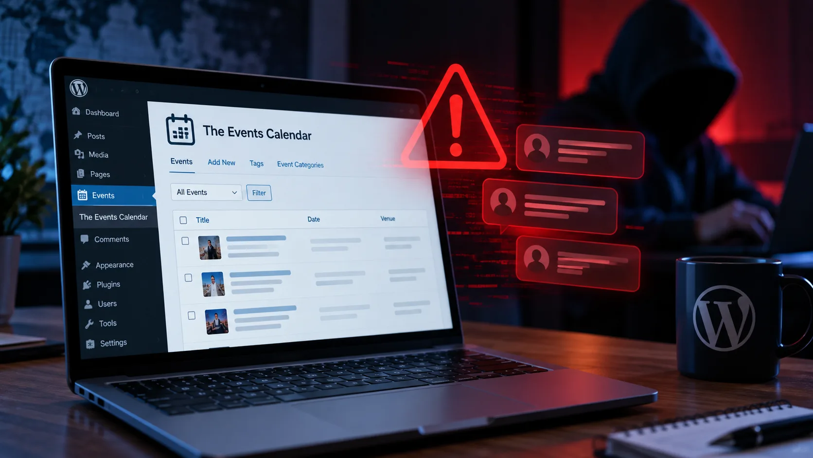 Falha no The Events Calendar expõe mais de 600 mil sites WordPress a invasão via comentários