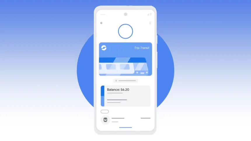 Cjy4YUUT de transporte no google wallet nfc