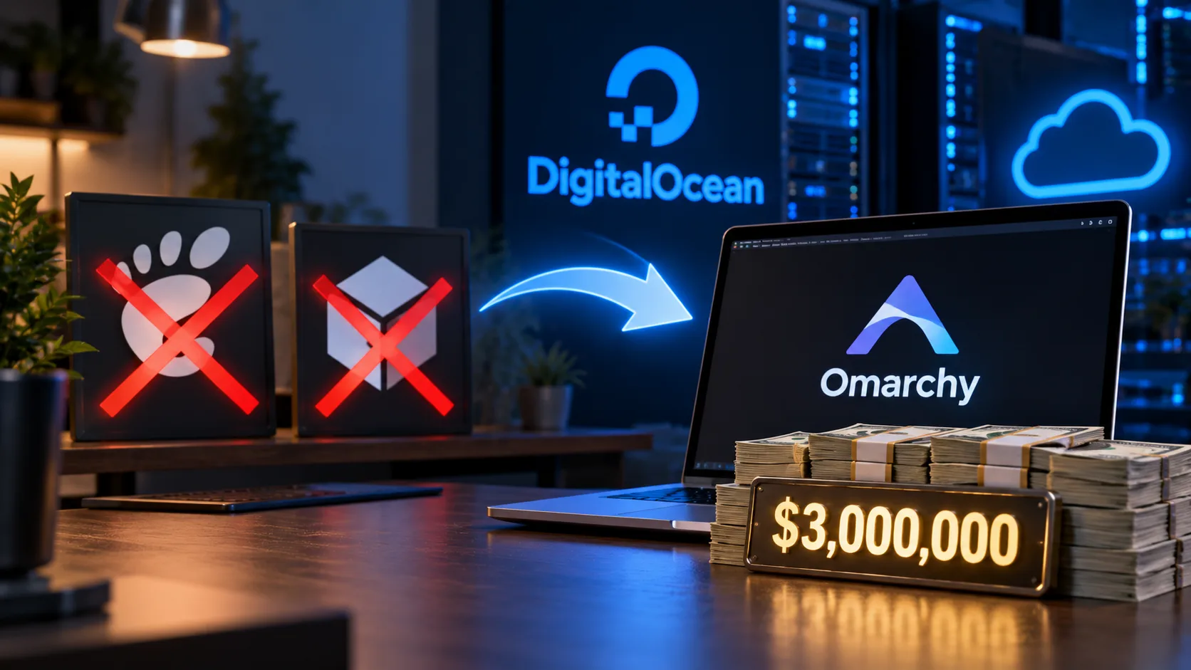 Após cancelar patrocínio de US$ 50 para GNOME e Flathub, DigitalOcean doa US$ 3 milhões ao Omarchy