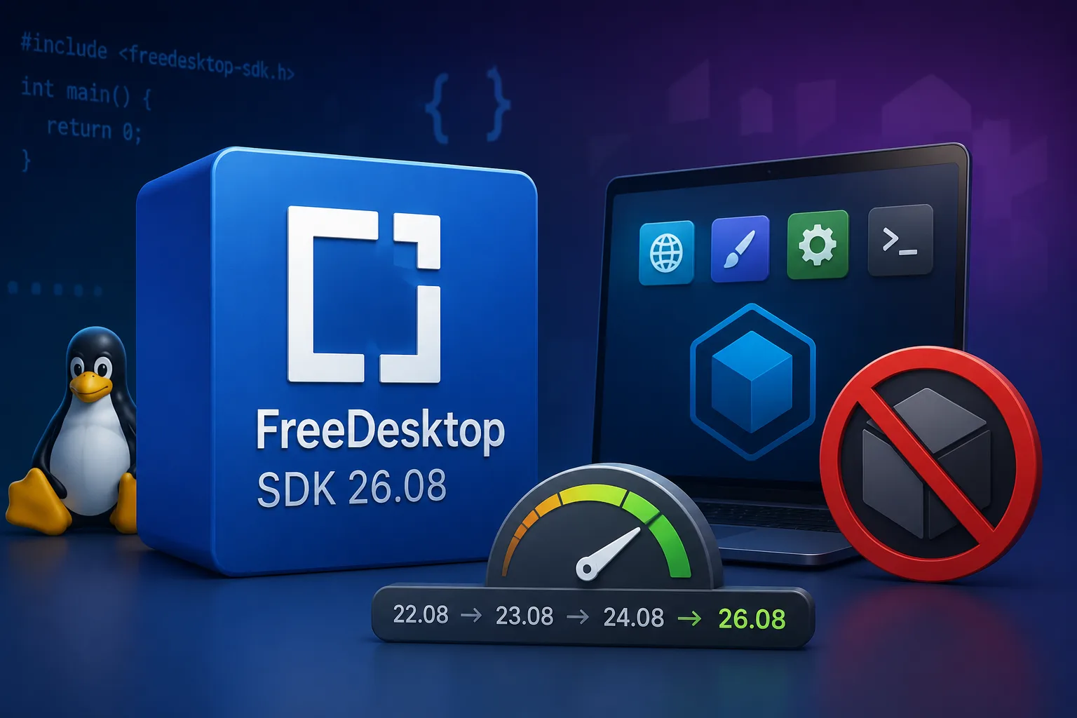 FreeDesktop SDK 26.08 chega sem suporte a Snap e flexibiliza runtime mínimo 2 ERJeHBp0 freedesktop sdk 26 08 remove snap atualiza flatpak 1