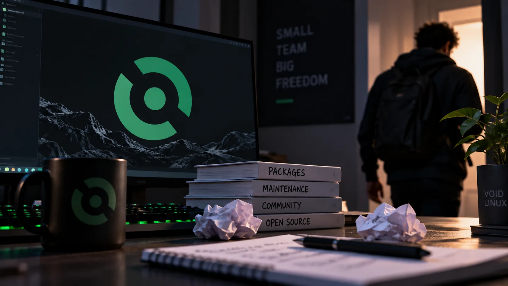 Desenvolvedor do Void Linux abandona 113 pacotes após conflito sobre regras de inteligência artificial 2 F3g30dS0 void linux pacotes orfaos conflito ia 2