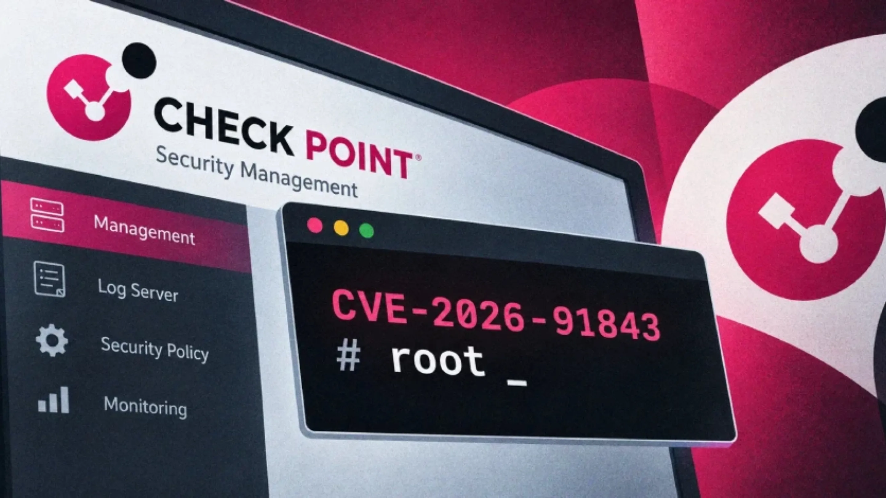HuwLSTIF cve 2026 91843 check point falha critica root