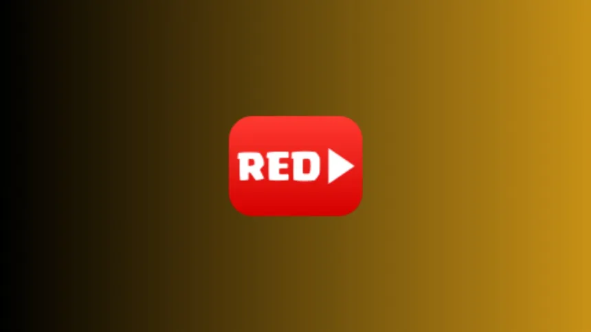 Imagem com a logomarca do Red