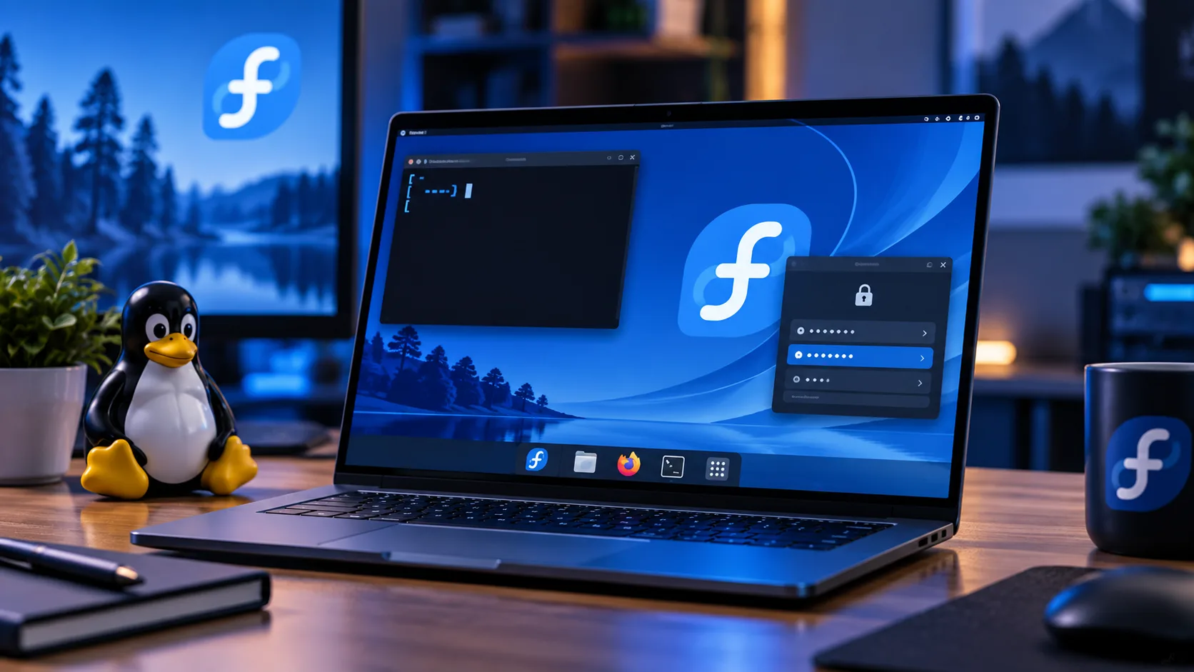 Fedora Linux 45 Beta é lançado com novo terminal kmscon e gerenciador de segredos oo7