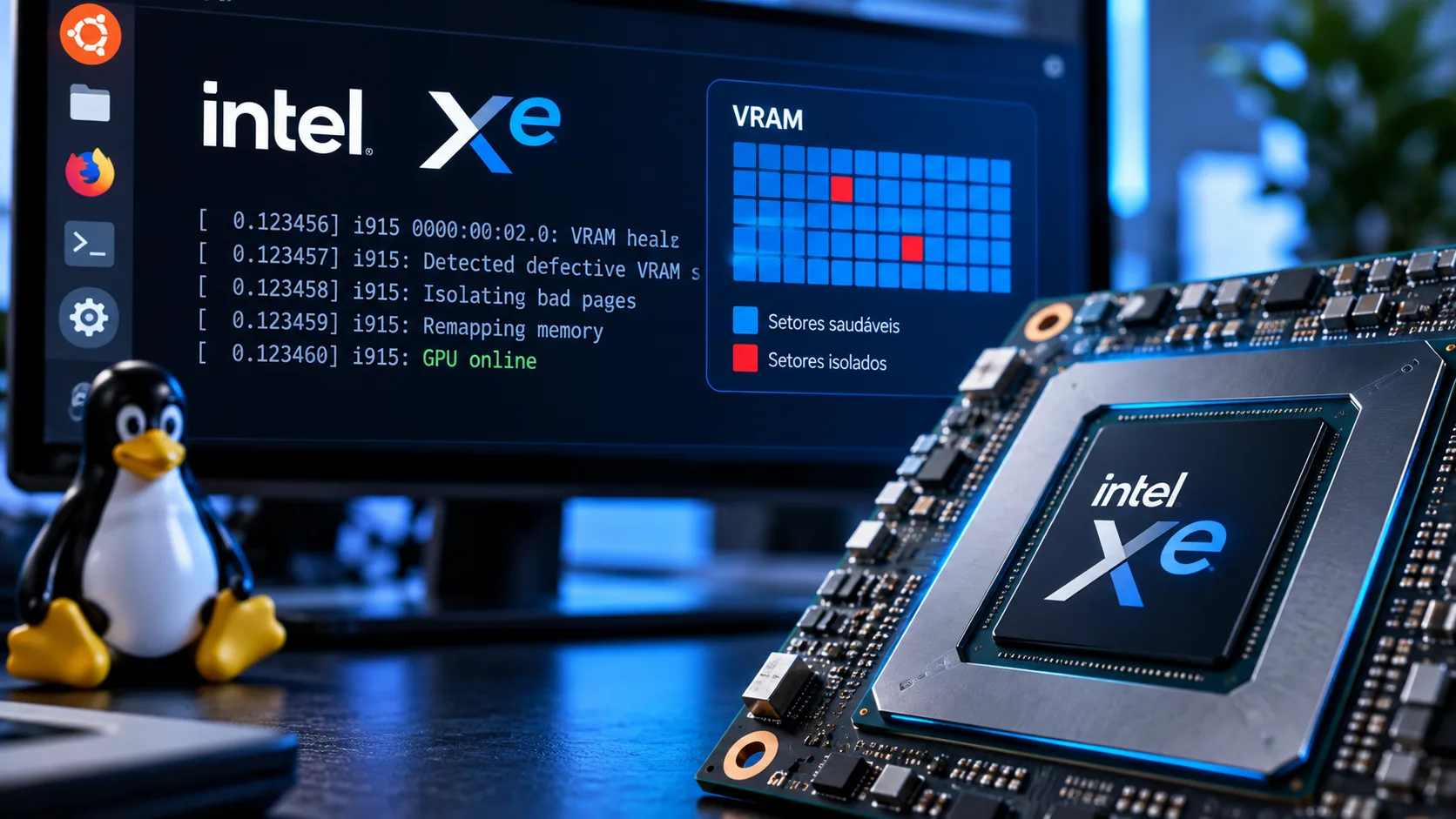 Driver Intel Xe no Linux isolará setores defeituosos de VRAM