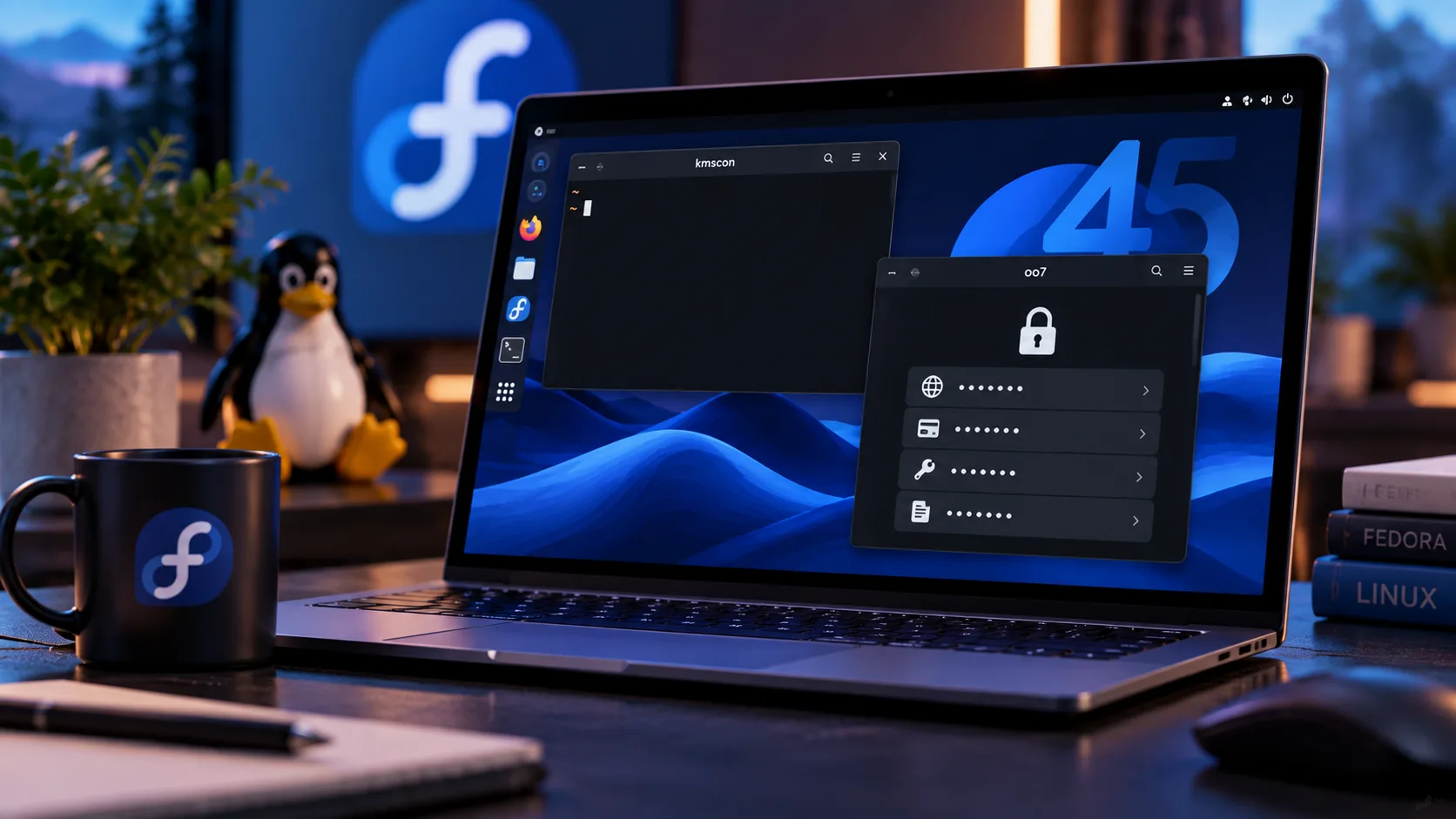 Fedora Linux 45 Beta é lançado com novo terminal kmscon e gerenciador de segredos oo7 2 RsfIrwwU linux 45 beta novidades 1