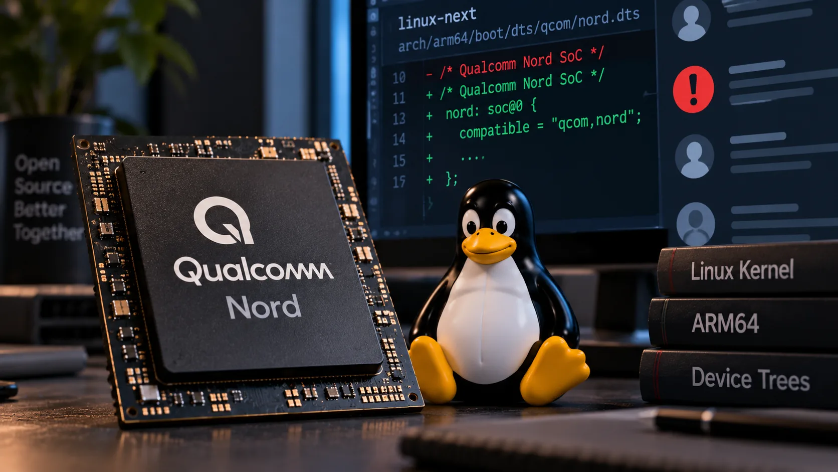 S9vPBkFX soc qualcomm nord vazamento kernel linux criticas ia 2