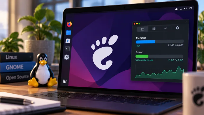 TImx1Y96 gnome os zswap padrao convey email