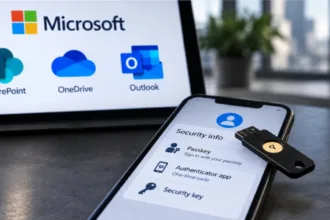 XWZLCcJ7 seguranca nuvem microsoft phishing passkeys