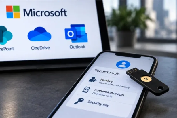 XWZLCcJ7 seguranca nuvem microsoft phishing passkeys