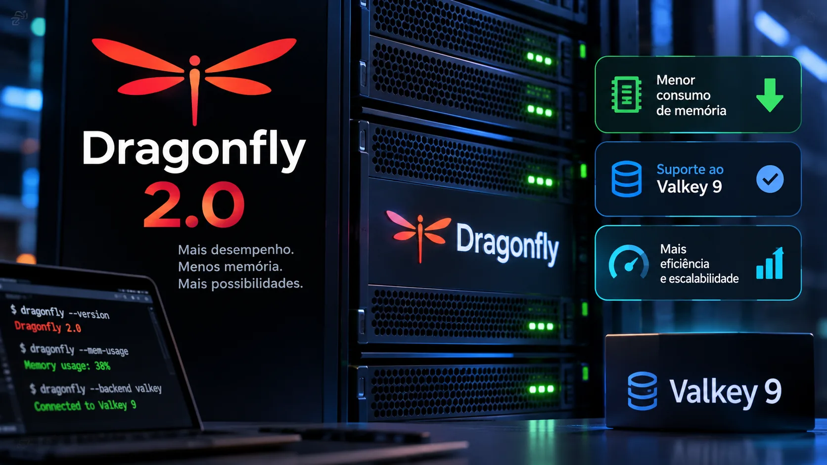 Dragonfly 2.0 reduz consumo de memória e adiciona suporte ao Valkey 9 2 ZzcCZDvg dragonfly 2 0 suporte valkey reducao memoria 1