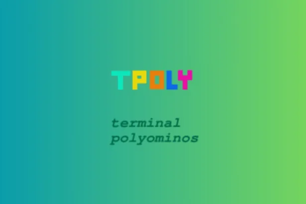 Imagem com a logomarca do terminalpolyominos