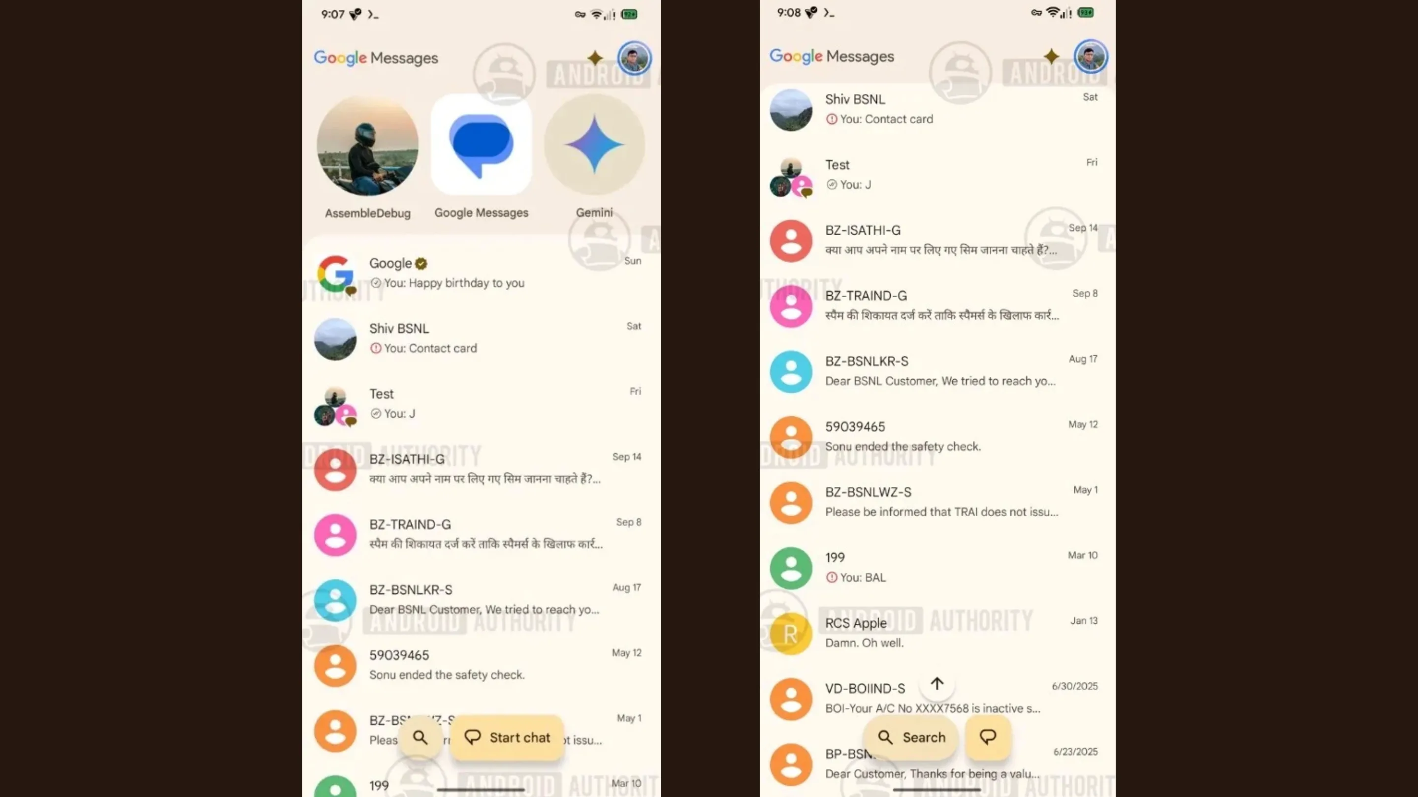 Google Mensagens ganha nova interface com foco em ergonomia 2 dSoFWVsw mensagens nova interface mudancas layout