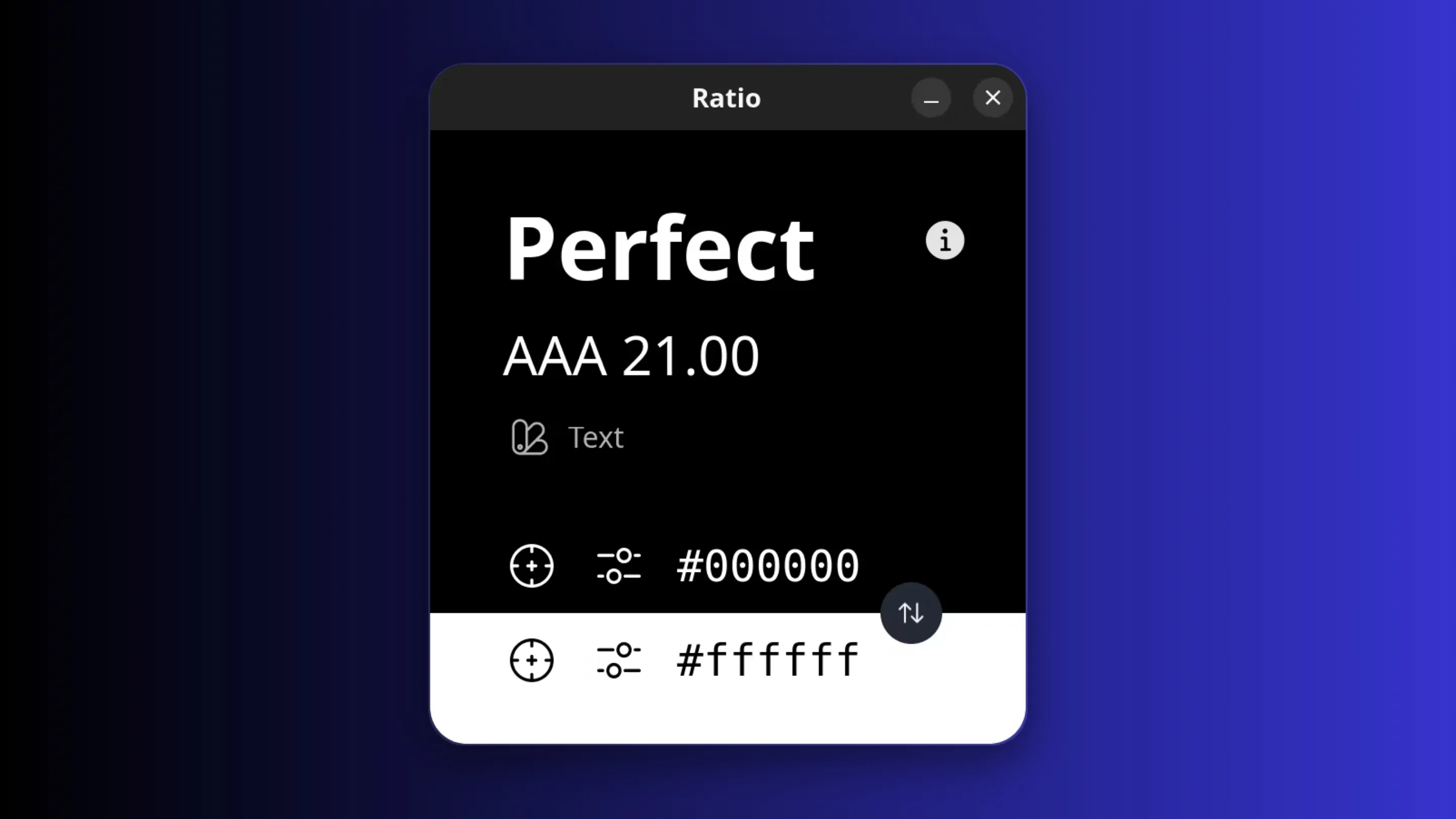 Instale o Ratio, um ferramenta de validação de contraste de cores, no Ubuntu, Fedora, Debian e outras distribuições Linux com Flatpak 2 Imagem com a interface do Ratio