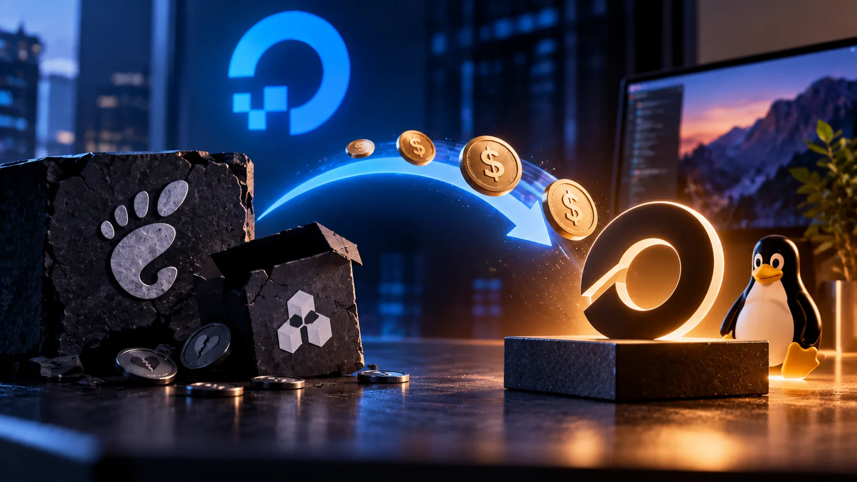 Após cancelar patrocínio de US$ 50 para GNOME e Flathub, DigitalOcean doa US$ 3 milhões ao Omarchy 2 fHjJWLh9 digitalocean cancela patrocinio gnome flathub investe omarchy 1
