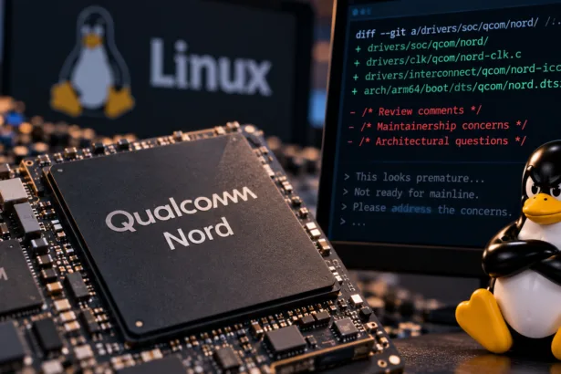 hwZfbovp soc qualcomm nord vazamento kernel linux criticas ia