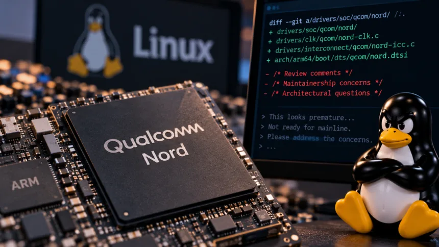 hwZfbovp soc qualcomm nord vazamento kernel linux criticas ia