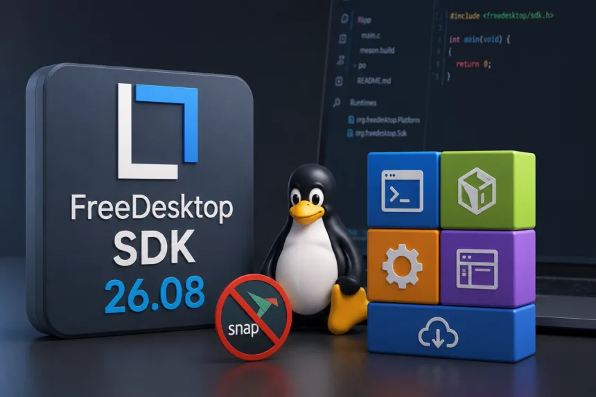 iY8H7Zfk freedesktop sdk 26 08 remove snap atualiza flatpak