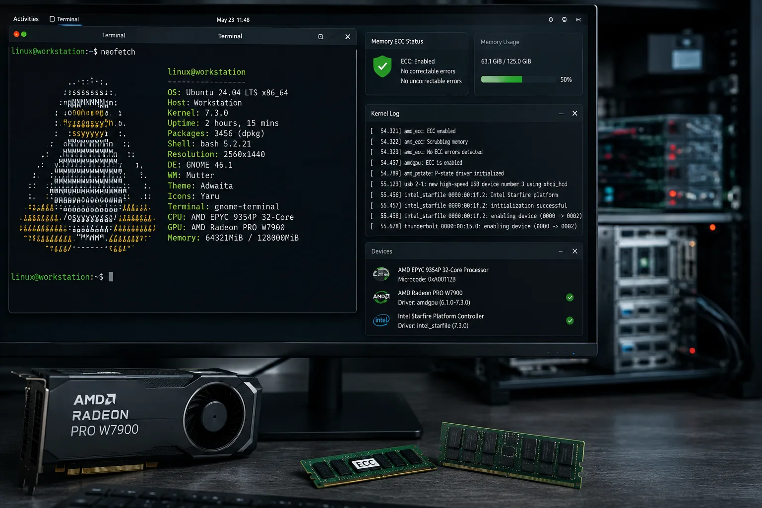 linux 7 3 edac amd ecc intel starfire