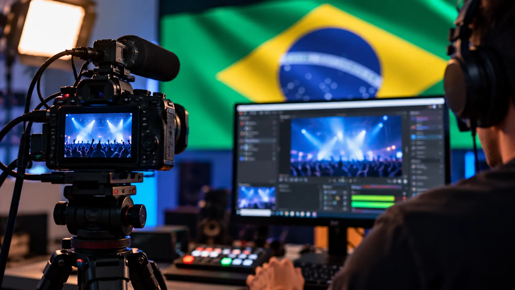 live streaming brasil infraestrutura baixa latencia