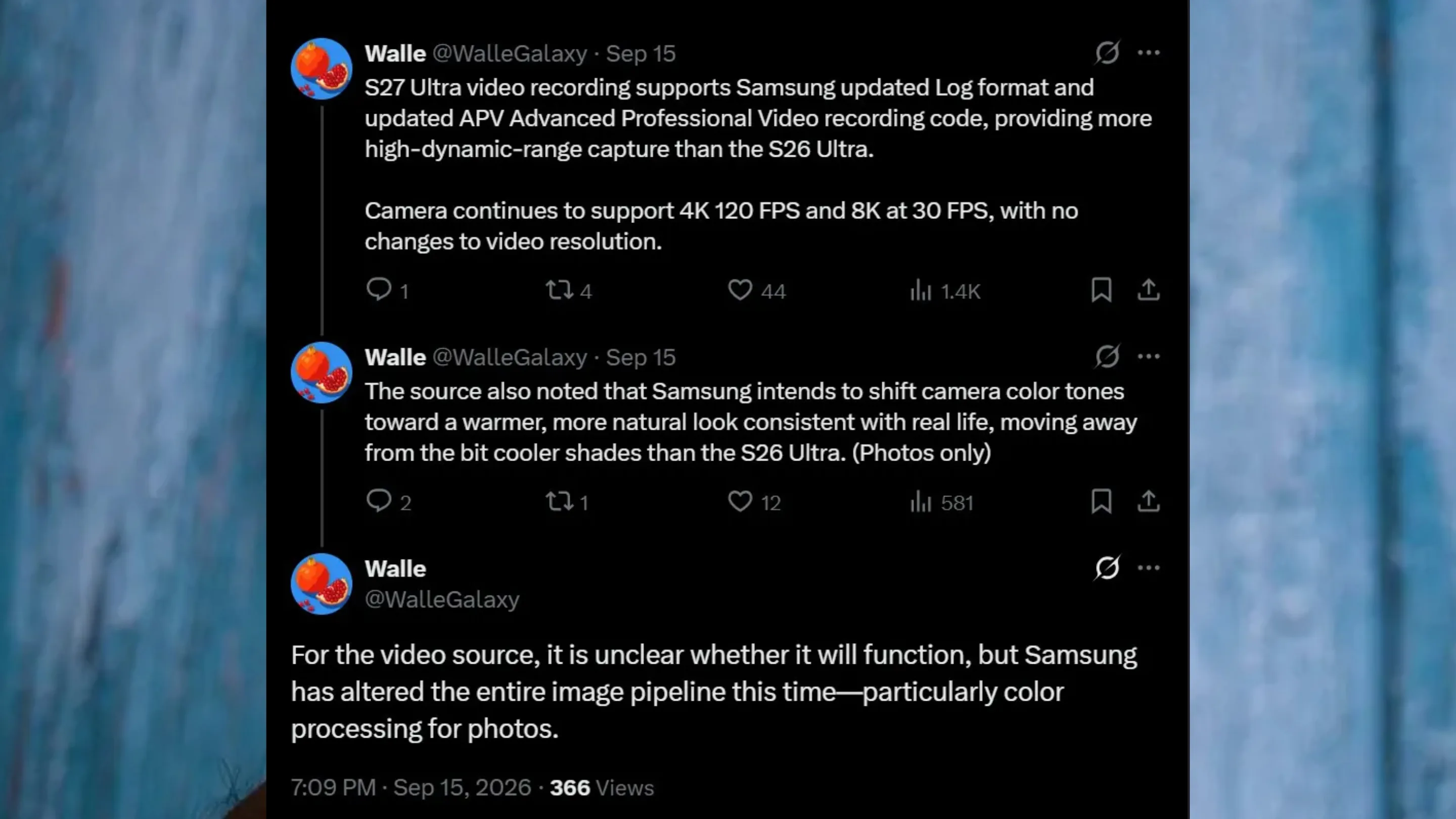 Câmera do Galaxy S27 Ultra pode mudar o processamento 2 p8rOFjru galaxy s27 ultra processamento 2