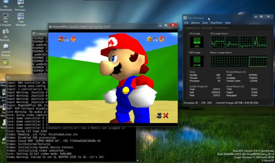 ReactOS alcança marco e roda jogos x86_64 do Windows via emulador FEX 2 q000mYsh image 7