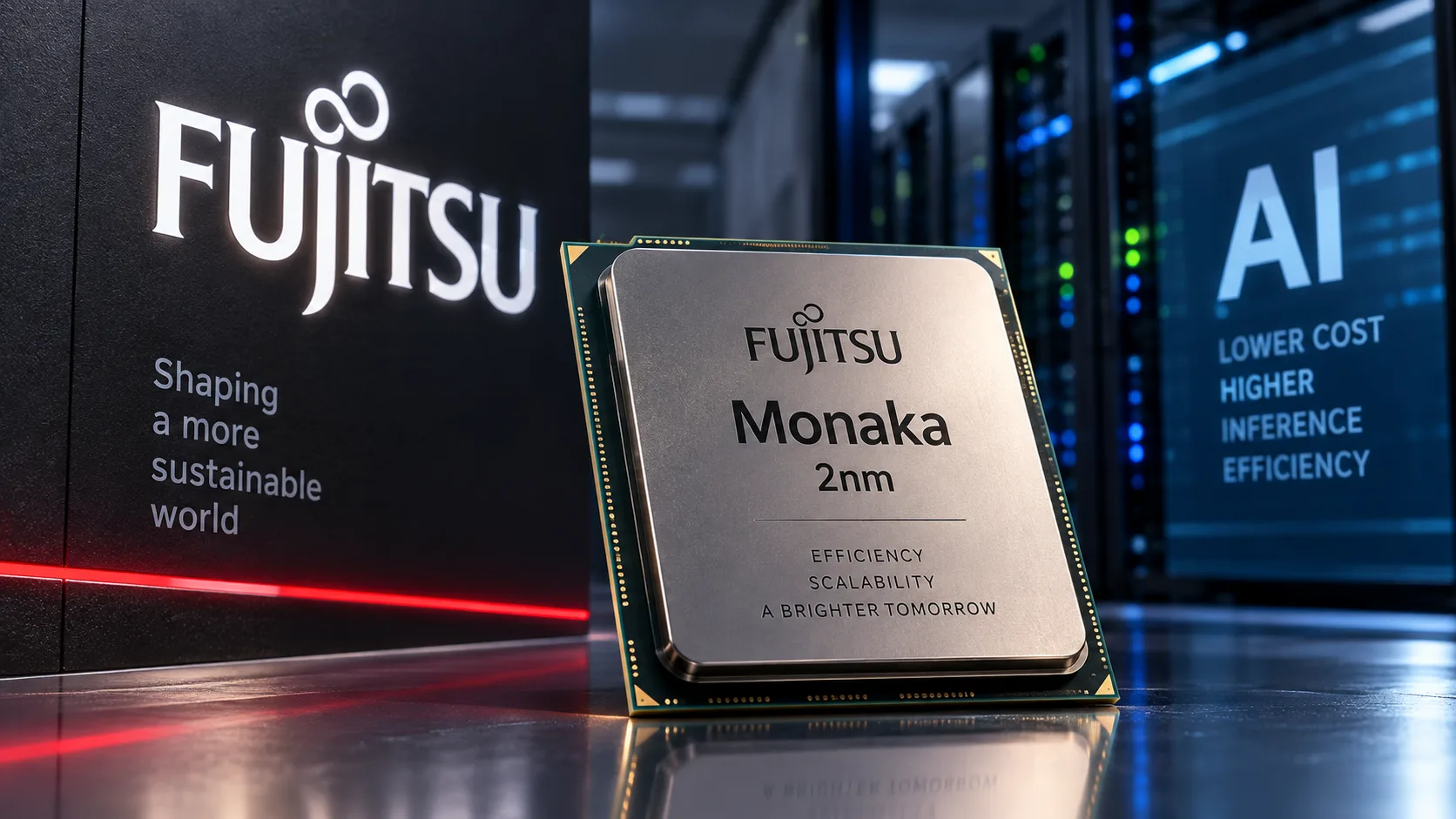 Fujitsu revela CPU Monaka de 2nm projetada para baratear inferência de IA 4 zaQJJyKE monaka cpu 2nm servidores ia 1