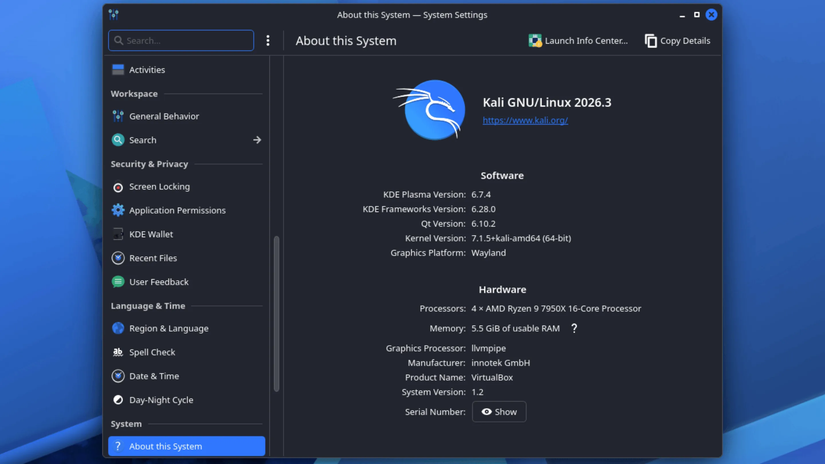 Kali Linux 2026.3 lançado: 6 novas ferramentas e KDE Plasma 2 FXtMH2S5 kali linux 2026 3 lancamento