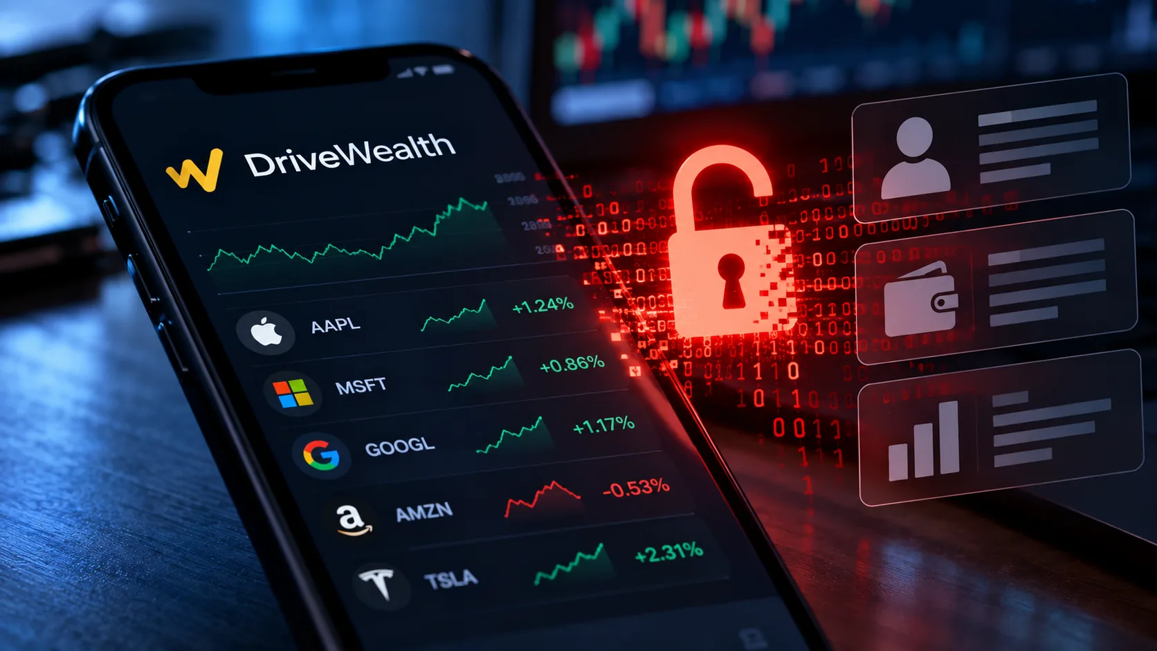 DriveWealth confirma acesso não autorizado a dados pessoais e histórico de carteiras de clientes