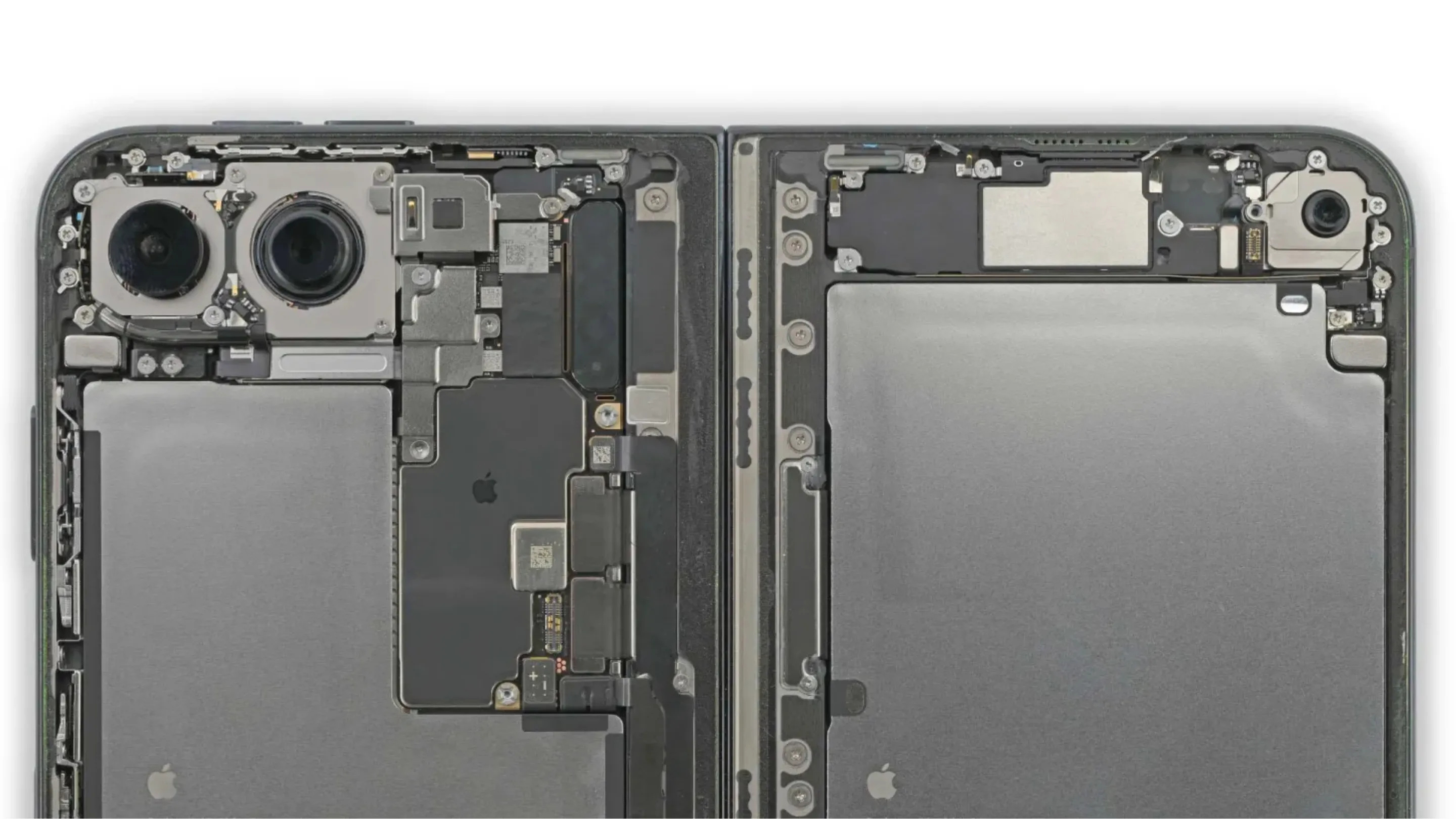 Desmontagem do iPhone Duo revela riscos na tela e reparabilidade 2 JWghAm9Z desmontagem iphone duo ifixit falhas tela