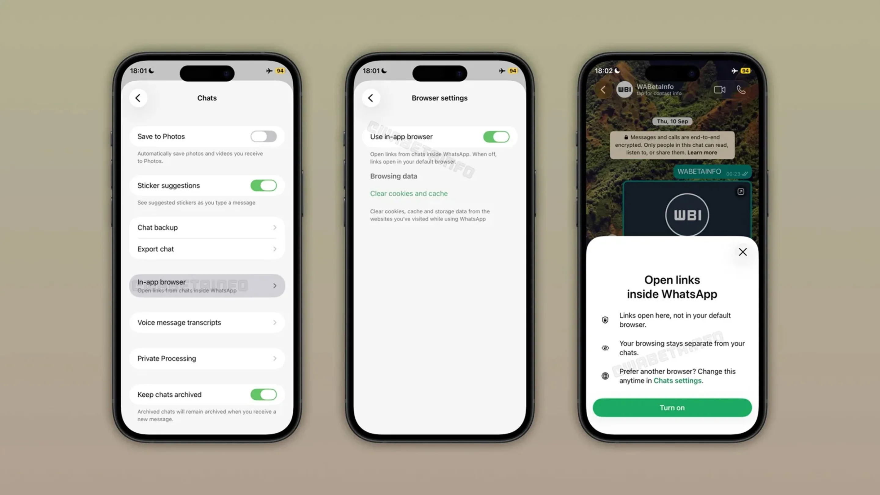 WhatsApp testa navegador próprio no iPhone para abrir links 2 S3lfe2LT navegador integrado iphone