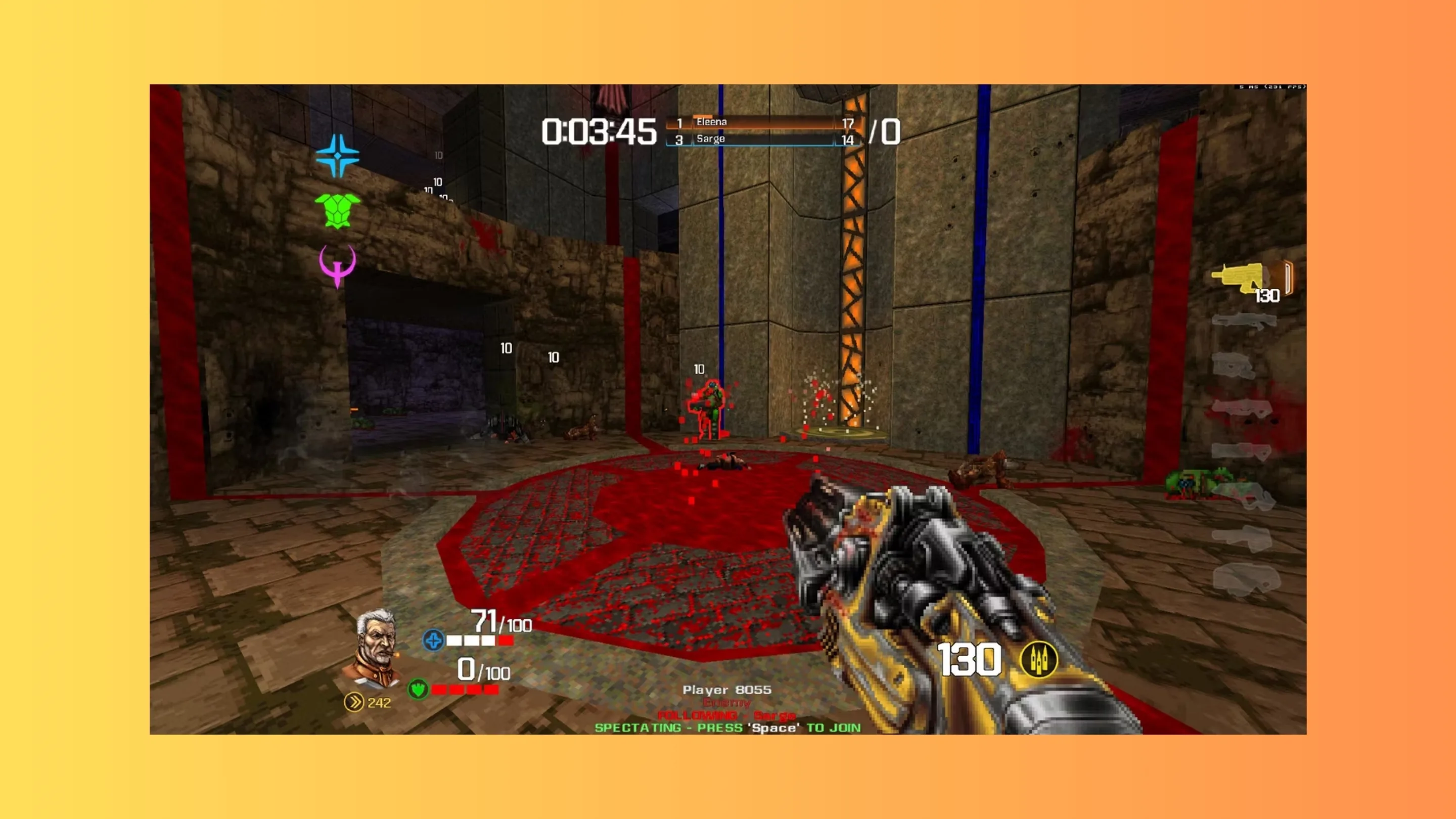 Instale o QC: Doom Edition, um mod de Doom II, no Ubuntu, Fedora, Debian e outras distribuições Linux com Flatpak 2 Imagem com a interface do QC Doom Edition
