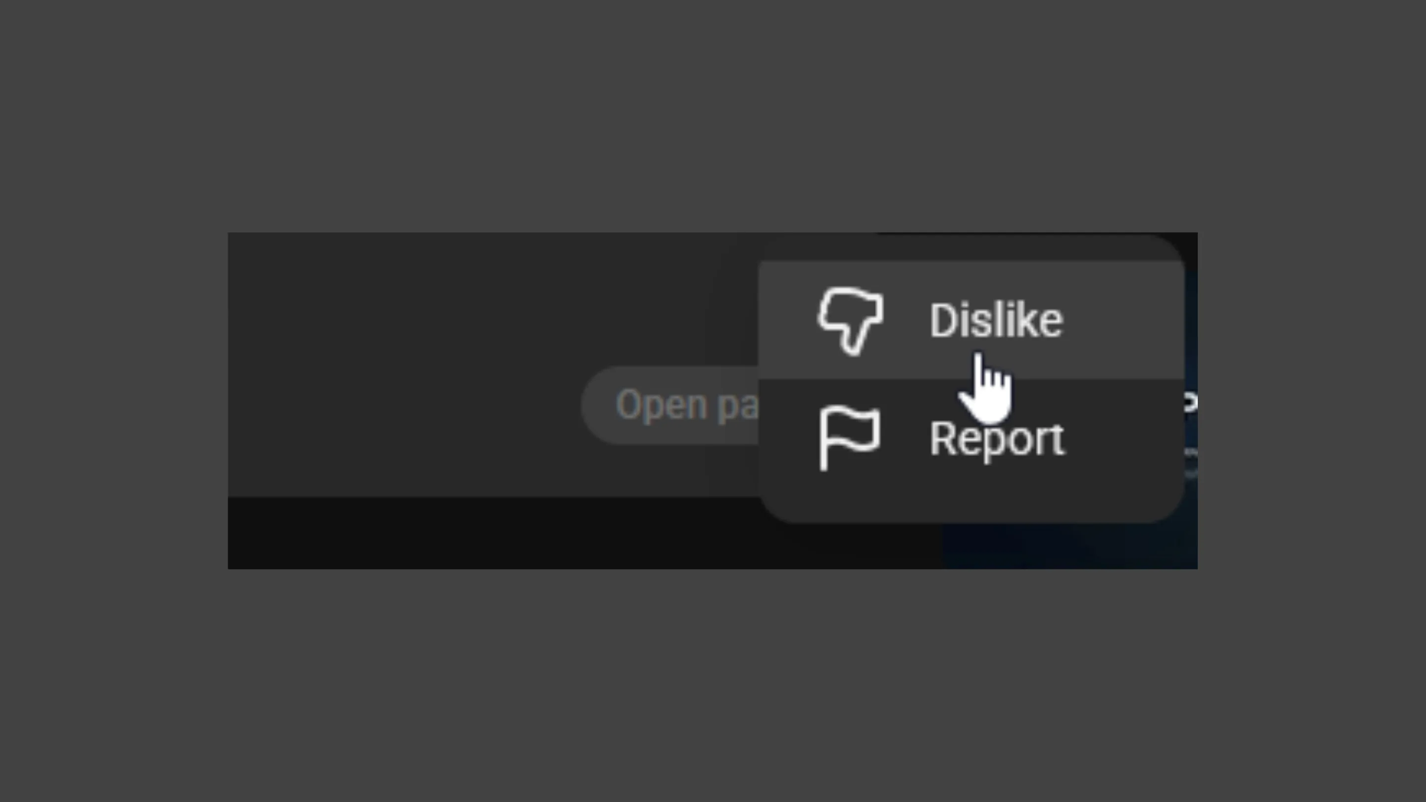 YouTube pode esconder o botão não gostei em novo menu de opções 2 aEe3Jt0y esconde botao nao gostei menu