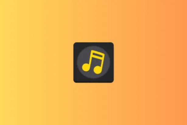 Imagem com a logomarca do VCMusic