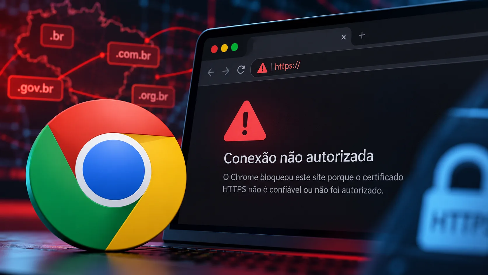 bloqueia certificados https sequestro dns
