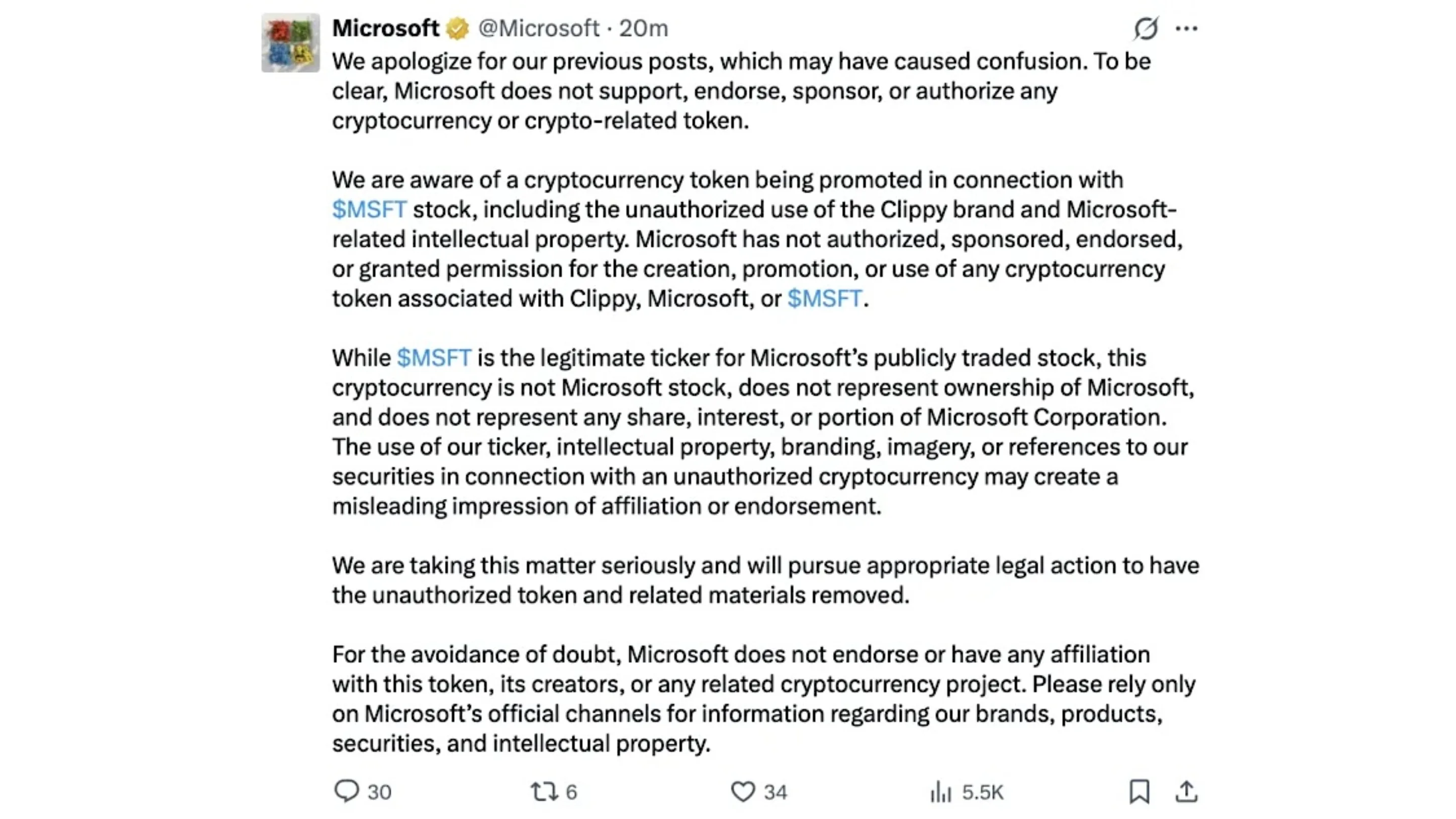 Conta da Microsoft hackeada no X promove golpe de criptomoeda 2 mk8VBKjH conta da microsoft hackeada golpe criptomoeda