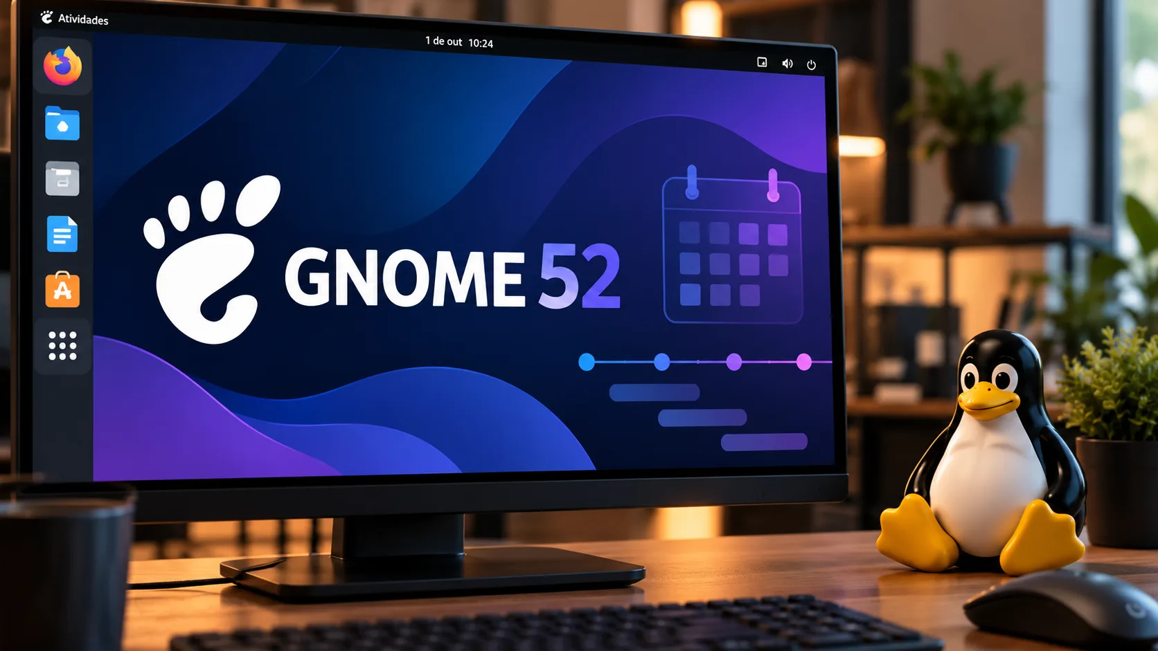 GNOME 52: cronograma de desenvolvimento, ciclo de testes e data de lançamento