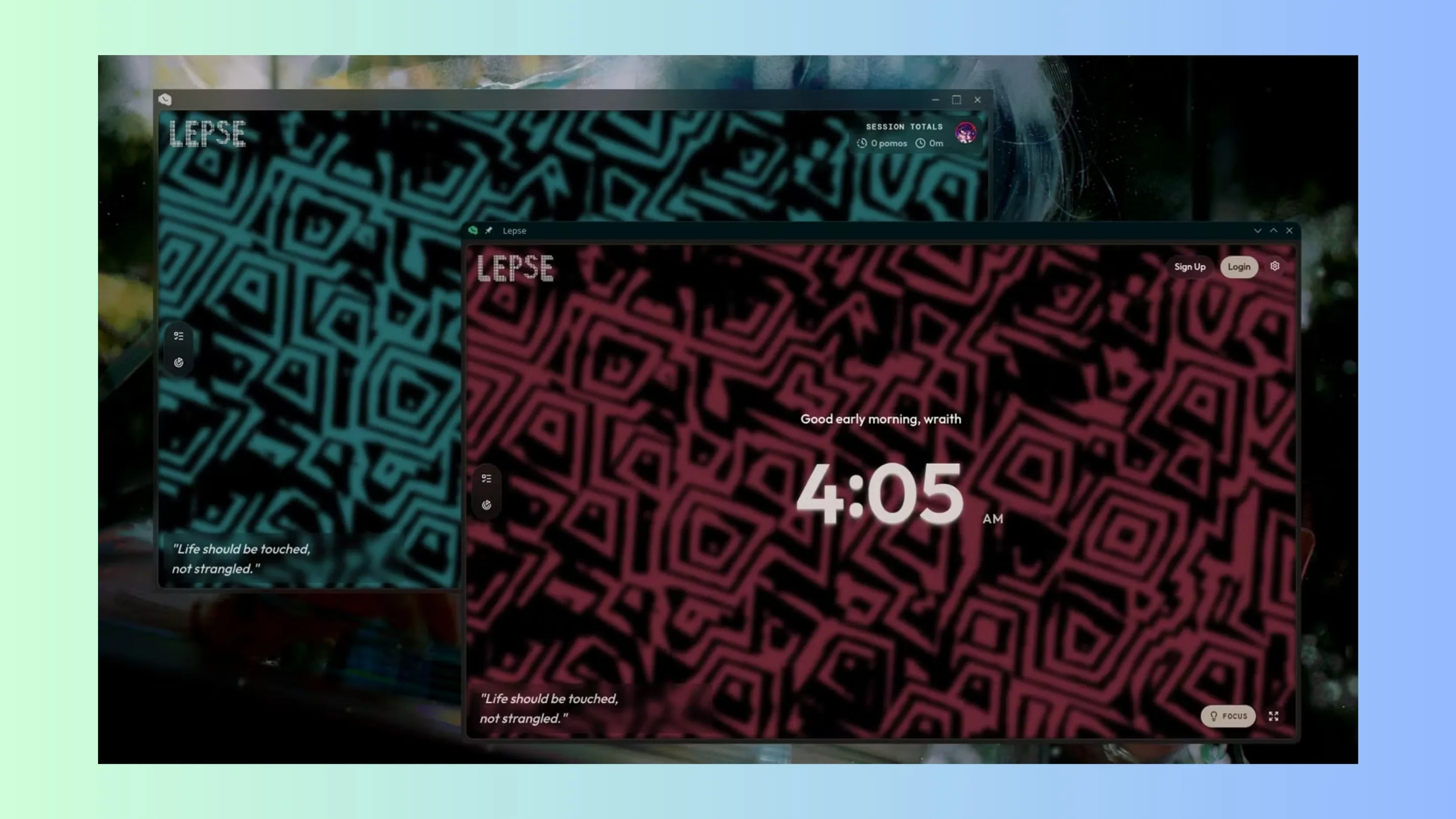 Instale o Lepse, uma ferramenta de organização/produtividade pessoal, no Ubuntu, Fedora, Debian e outras distribuições Linux com Flatpak 2 Imagem com a interface do Lepse